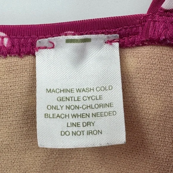 Garnet Hill Signature Surplice Ruched V-Neck Polka Dot Swimsuit Size 14 - Picture 5 of 5